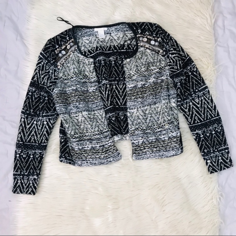 H & M Leather Trim Jacket |